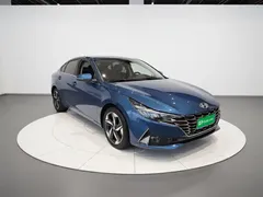 2021 Hyundai Elantra 1.5L CVT GLX Elite, синий — фото 4
