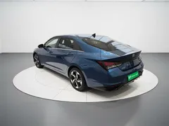 2021 Hyundai Elantra 1.5L CVT GLX Elite, синий — фото 5