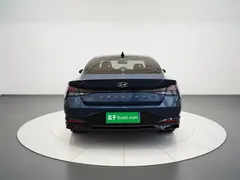 2021 Hyundai Elantra 1.5L CVT GLX Elite, синий — фото 6