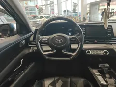 2021 Hyundai Elantra 1.5L CVT GLX Elite, синий — фото 11