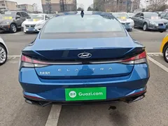 2022 Hyundai Elantra 1.5L CVT GLX Elite, синий — фото 6