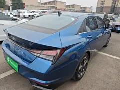 2022 Hyundai Elantra 1.5L CVT GLX Elite, синий — фото 7