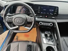 2022 Hyundai Elantra 1.5L CVT GLX Elite, синий — фото 10