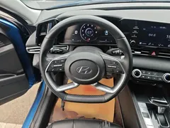 2022 Hyundai Elantra 1.5L CVT GLX Elite, синий — фото 11