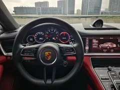 2021 Porsche Panamera 2.9T, синий — фото 13