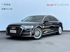 2021 Audi A8 A8L 50 TFSI quattro comfort, чёрный — фото 1