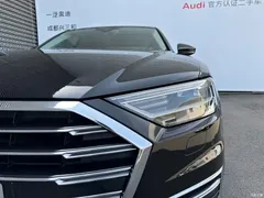 2021 Audi A8 A8L 50 TFSI quattro comfort, чёрный — фото 16