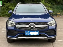 2022 Mercedes-Benz GLC 260 L 4MATIC, синий — фото 2
