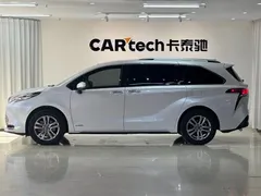 2021 Toyota Sienna 2.5L Hybrid Ultimate, белый — фото 7