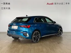 2021 Audi A3 Sportback 35 TFSI, синий — фото 4