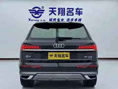 2021 Audi Q7 55 TFSI quattro S line, чёрный — фото 5