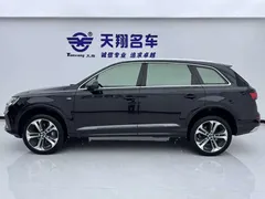 2021 Audi Q7 55 TFSI quattro S line, чёрный — фото 7