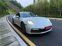 2020 Porsche 911 Carrera 3.0T, белый — фото 3