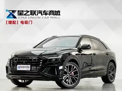 2022 Audi Q8 55 TFSI exclusive dynamic model, чёрный — фото 1