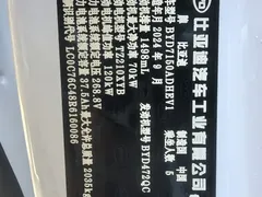2024 BYD Seal 06 DM-i 80KM, белый — фото 26