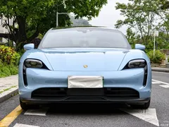 2019 Porsche Taycan 4S, синий — фото 2