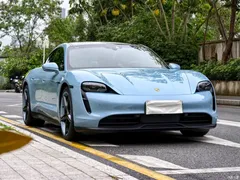 2019 Porsche Taycan 4S, синий — фото 3