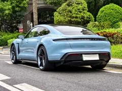 2019 Porsche Taycan 4S, синий — фото 4