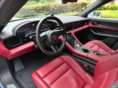 2019 Porsche Taycan 4S, синий — фото 17