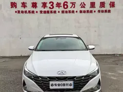 2023 Hyundai Elantra 1.5L CVT LUX Premium, белый — фото 2