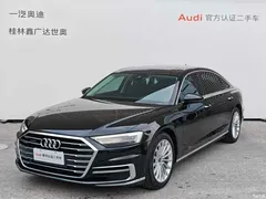 2021 Audi A8 A8L 50 TFSI quattro comfort, чёрный — фото 1