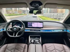 2023 BMW 7 Series 735Li M Sport Package, чёрный — фото 10