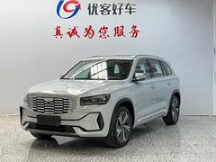 2022 Geely Monjaro 1.5T Thor Hi-F Hybrid Super, синий — фото 1