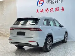 2022 Geely Monjaro 1.5T Thor Hi-F Hybrid Super, синий — фото 17
