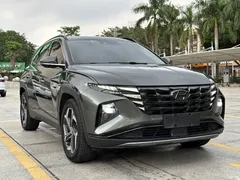 2023 Hyundai Tucson Tucson L 1.5T AT 2WD LUX Premium, синий — фото 3