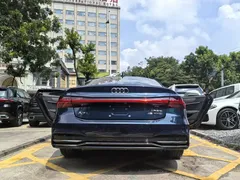 2022 Audi A7L L 45 TFSI S-line, синий — фото 5