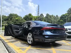 2022 Audi A7L L 45 TFSI S-line, синий — фото 9