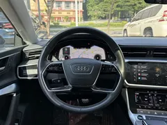 2022 Audi A7L L 45 TFSI S-line, синий — фото 18