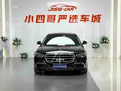 2022 Mercedes-Benz S-Class S 400 L, чёрный — фото 2