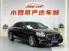 2022 Mercedes-Benz S-Class S 400 L, чёрный — фото 3