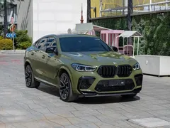2022 BMW X6 M, зелёный — фото 3