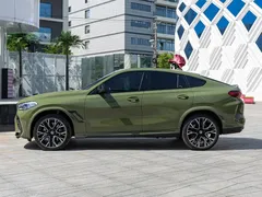 2022 BMW X6 M, зелёный — фото 7