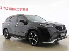 2021 Toyota Crown Kluger 2.5L HEV 4WD Premium, чёрный — фото 2