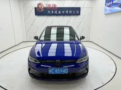 2021 Volkswagen Golf 280TSI DSG R-Line, синий — фото 2