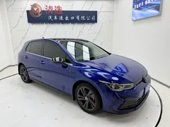 2021 Volkswagen Golf 280TSI DSG R-Line, синий — фото 3