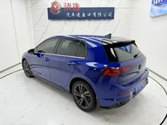 2021 Volkswagen Golf 280TSI DSG R-Line, синий — фото 4