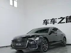2021 Audi A6L 45 TFSI Sport, чёрный — фото 1