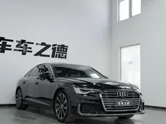 2021 Audi A6L 45 TFSI Sport, чёрный — фото 2