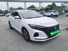 2021 Changan Eado PLUS 1.4T GDI DCT, белый — фото 4