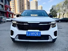 2023 Kia Seltos 1.5L CVT Luxury, белый — фото 2