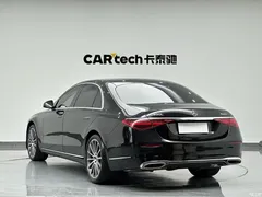 2022 Mercedes-Benz S-Class S 400 L Luxury, чёрный — фото 6