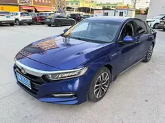 2018 Honda Accord Hybrid 2.0L V, синий — фото 1