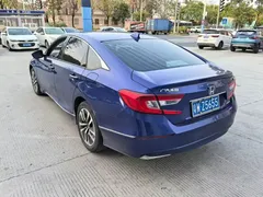 2018 Honda Accord Hybrid 2.0L V, синий — фото 2