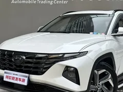 2021 Hyundai Tucson Tucson L 1.5T DCT LUX Premium, белый — фото 2