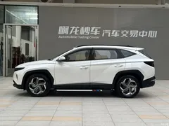2021 Hyundai Tucson Tucson L 1.5T DCT LUX Premium, белый — фото 4