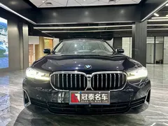 2021 BMW 5 Series 530Li, чёрный — фото 2